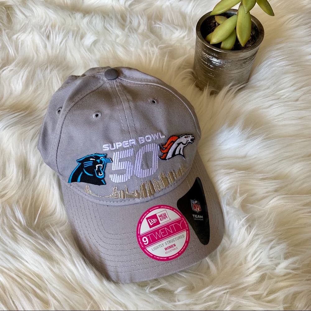NWOT ✨ SuperBowl 50 New Era Grey Anniversary Hat